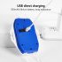 Usb Rechargeable Running Light Led Waterproof Warning Safety Light Vest for Outdoor Cycling Navy Blue