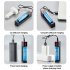 Usb Smart Single Slot Charger 18650 Lithium Charger Small Fan Flashlight Battery Charging Adapter With Indicator Light black