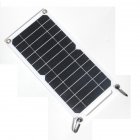 Usb Solar Panel 6w 5v Outdoor Flexible Panel Portable Climbing Camping Travel Solar Charger Generator Power Bank black