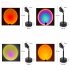 Usb Sunset Rainbow Red Projector Led Sun Projection Night Light For Bedroom Bar Coffee Store Wall Decoration Lighting Sun