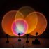 Usb Sunset Rainbow Red Projector Led Sun Projection Night Light For Bedroom Bar Coffee Store Wall Decoration Lighting Sun