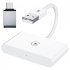Usb Type C Adapter Wired to Wireless for Carplay Adapter Wifi 2 4ghz 5ghz Converter