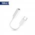 Usb Type C To 3 5mm Headphone Earphone Jack Adapter Audio  Cable white