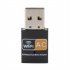 Usb Wifi Adapter 600mbps 2 4ghz 5ghz Wifi Antenna Dual Band 802 11b n g ac Mini Wireless Network Card Receiver black