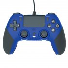 Usb Wire-control Gamepad Controller Compatible For PS4 Joystick Gamepads With 6-axis Vibration Function blue