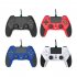 Usb Wire control Gamepad Controller Compatible For PS4 Joystick Gamepads With 6 axis Vibration Function blue