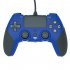 Usb Wire control Gamepad Controller Compatible For PS4 Joystick Gamepads With 6 axis Vibration Function black