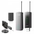 Usb Wireless Lavalier Microphone Live Recording Radio Noise Reduction Microphone for Mobile Phone Computer Black