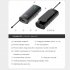 Usb Wireless Lavalier Microphone Live Recording Radio Noise Reduction Microphone for Mobile Phone Computer Black