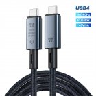Usb4.0 40gbps Type C To Type C Cable Pd3.1 240w Fast Charging Cable 8k 60hz Compatible For Ps5 Nintendo Switch Ordinary
