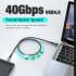 Usb4 0 40gbps Type C To Type C Cable Pd3 1 240w Fast Charging Cable 8k 60hz Compatible For Ps5 Nintendo Switch Ordinary