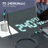 Usb4 0 40gbps Type C To Type C Cable Pd3 1 240w Fast Charging Cable 8k 60hz Compatible For Ps5 Nintendo Switch Ordinary