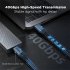 Usb4 0 40gbps Type C To Type C Cable Pd3 1 240w Fast Charging Cable 8k 60hz Compatible For Ps5 Nintendo Switch Ordinary