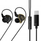 Ut-01 Gaming Headphones 7.1-channel Usb Interface Wire Controlled Bass Music Earphone With Microphone black line