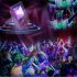 Uv Purple Light Stage Flood  Light Voice Control Waterproof Disco Bar Ktv Club Party Colorful Decoration Atmosphere Spotlight 20w EU Plug