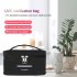 Uvc Ultraviolet Disinfection Bag Portable Sterilization Storage Bag for Home Travel black