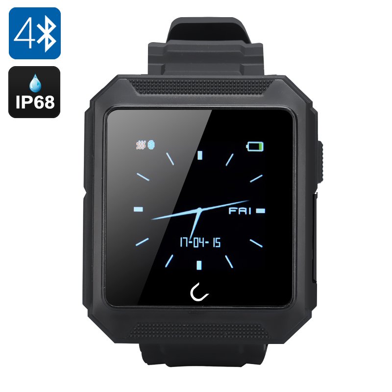 Uterra Bluetooth Smartwatch (Black)