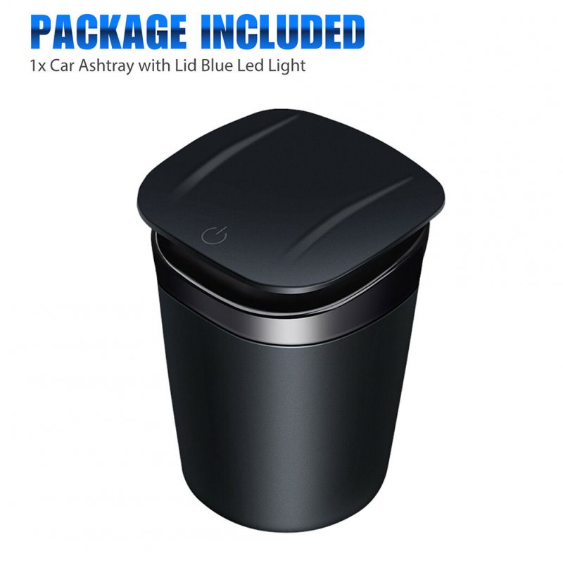 Portable Car  Ashtrays Cigarette Lighter Automatic Lighting Light Detachable Garbage Cans 