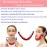 V shaped  Face lifting  Device Vibration Smart Red Light Blue Light Beauty Device Red IPL remote control voice function