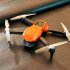 V10 Drone Quadcopter Obstacle Avoidance HD Aerial Photography RC Helicopters 4k Dual Camera Drone Orange 1 Battery