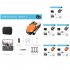 V10 Drone Quadcopter Obstacle Avoidance HD Aerial Photography RC Helicopters 4k Dual Camera Drone Orange 2 Batteries