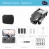 V10 Drone Quadcopter Obstacle Avoidance HD Aerial Photography RC Helicopters 4k Dual Camera Drone Black 3 Batteries
