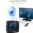 V10 Finder Pro Satellite Finder Signal Meter HD 1080p 4 3 inch Lcd H 264 H 265 10 Bit Decoding Black US Plug