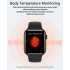 V10 Temperature Smart Watch Smartwatch Fitness Bracelet Activity Tracker Waterproof Heart Rate Monitor white