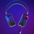 V10 Wired Headset With Microphone Usb7 1 Stereo Lightweight Colorful Rgb Gaming Headphones For Cf Eating chicken Pink