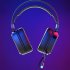 V10 Wired Headset With Microphone Usb7 1 Stereo Lightweight Colorful Rgb Gaming Headphones For Cf Eating chicken Pink