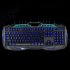 V100 Gaming Keyboard Tri Color Backlit Multimedia Burst Wired Mouse Keyboard Set Black black