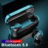 V11 TWS True Wireless Earphones Bluetooth 5 0 In Ear Earbuds with Mic Charging Box Sport Headsets HiFi Sound black