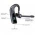 V16 Bluetooth compatible Headset Voice Answering Dual Microphone Battery Digital Display V9 Left And Right Ear Rotating Models blue