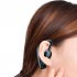 V18 Bluetooth compatible Headset Bone Conduction Hanging Ear Type Business Sports V5 2 Wireless Headphones With Power Digital Display black