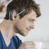 V18 Wireless Bluetooth 5 3 Headphones Dual Mic Noise Reduction Headset Ear Hook Business Earphone black