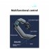 V19 Wireless Headphone Bluetooth compatible Ear Hook Bone Conduction Sport Headset Digital Display Business Earphone black