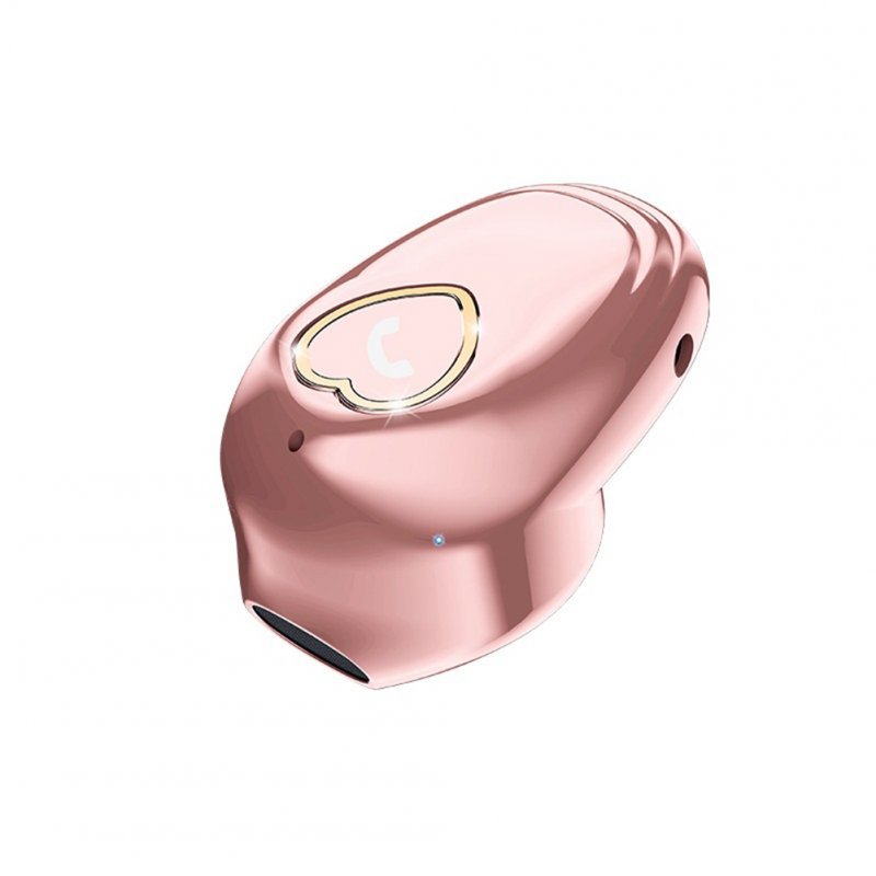V20 Bluetooth Headset In-ear Single-ear Stereo Long Standby Time Business Sports Running Earphones Pink
