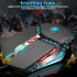 V200 Cool Multicolor Backlit Wired Mechanical Hand Feeling Gaming Keyboard Mouse Suit 0 9 Black