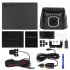 V24B Hidden Dashcam WIFI Car DVR Dash Cam Full HD Front 1080P Rear 720P Dual Lens Driving Recorder Video Recording Dash Camera black