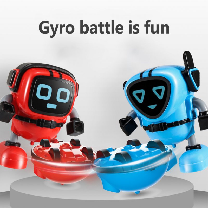 Children Magic Stunt Gyro Robot Stunt Spinning Gyro Competitive Toys for Boys Christmas Birthday Gifts 