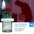 V380 Pro Light Bulb Security Camera Light Socket WIFI Camera Motion Detection Siren Alert Night Vision Compatible For E27 Socket 300 pixels