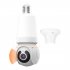 V380 Pro Light Bulb Security Camera Light Socket WIFI Camera Motion Detection Siren Alert Night Vision Compatible For E27 Socket 300 pixels