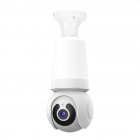 V380 Pro Light Bulb Security Camera Light Socket WIFI Camera Motion Detection Siren Alert Night Vision Compatible For E27 Socket 300 pixels