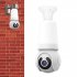 V380 Pro Light Bulb Security Camera Light Socket WIFI Camera Motion Detection Siren Alert Night Vision Compatible For E27 Socket 300 pixels