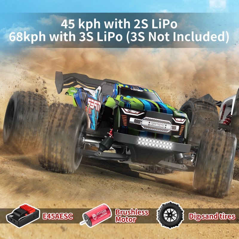 Remote Control Car 2.4G Full Scale 4wd High Speed Off-Road Vehicle Brushless Climbing Drift RC Car 