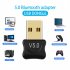 V5 0 Wireless Usb Bluetooth compatible 5 0 Adapter Desktop Computer Audio Receiver Transmitter Csr Adapter black