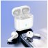 V5 1 edr Bluetooth compatible  Headset 200mah Charging Bin 25cm Charging Line Wireless Headset White