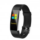 V5 Color Screen Smart Bracelet Heart Rate Blood Pressure Measurement Fitness Tracker Pedometer Activity Smart WristBand Black