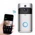 V5 Smart Camera Wifi Doorbell 720p Video Intercom Wireless Doorbell Cloud Storage Aiwit App Rainproof Home Security Camera Black