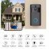 V5 Wireless Smart Video Doorbell Camera HD Wifi Doorbell Human Detection Anti Theft Alarm Doorbell Camera Silver Black